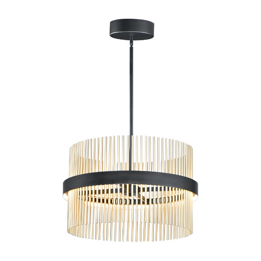 ET2 E34255 Chimes 2-lt 24" LED Pendant, 5CCT Selectable - White/Gold