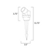 ET2 E41350 Alumilux Landscape 1-lt 14" Tall LED Path Light