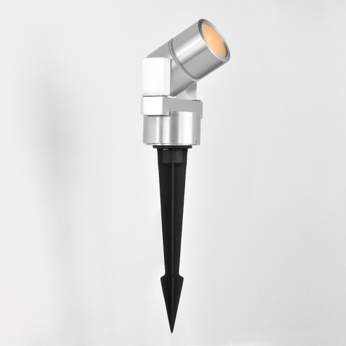 ET2 E41350 Alumilux Landscape 1-lt 14" Tall LED Path Light - Satin Aluminium