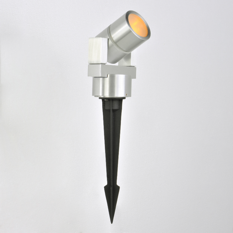 ET2 E41350 Alumilux Landscape 1-lt 14" Tall LED Path Light - Satin Aluminium