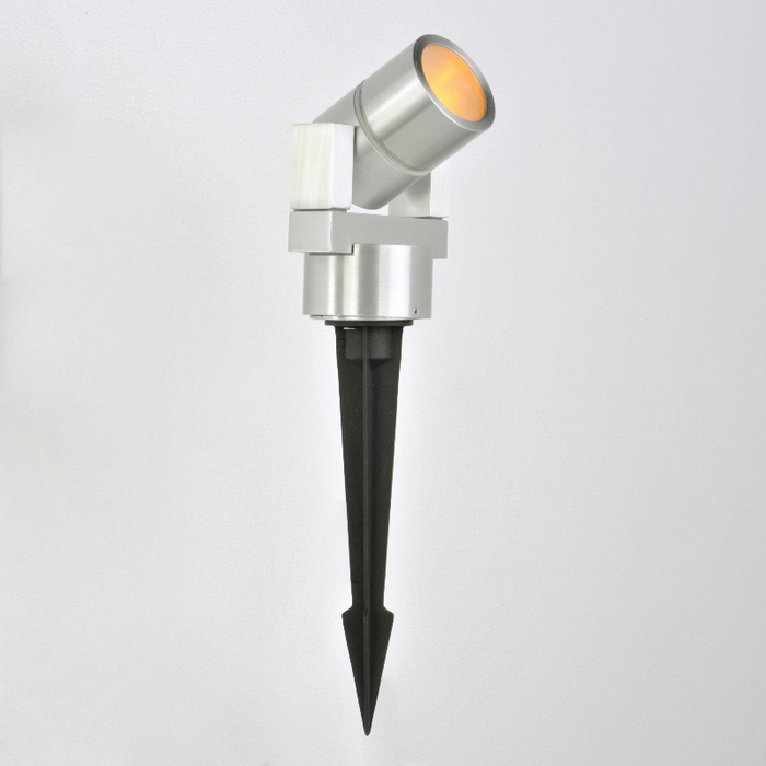ET2 E41350 Alumilux Landscape 1-lt 14" Tall LED Path Light - Satin Aluminium