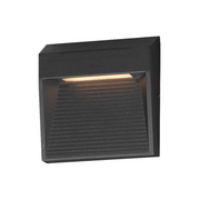 ET2 E41552 Steppes 1-lt 5" LED Outdoor Wall Sconce - Black