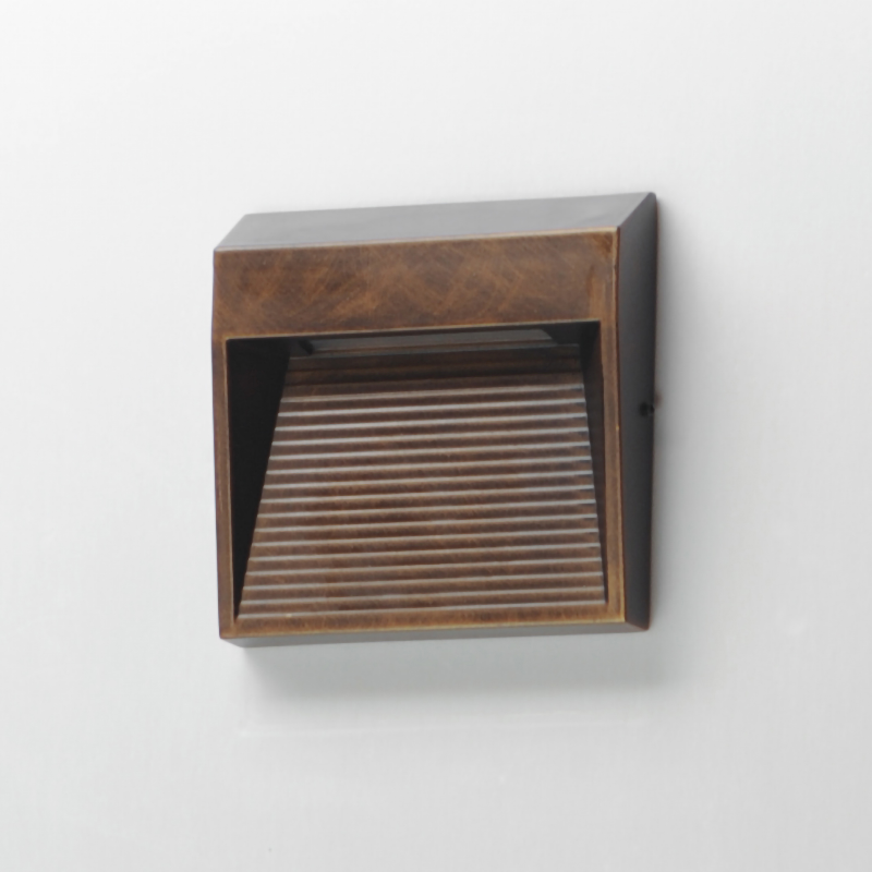 ET2 E41552 Steppes 1-lt 5" LED Outdoor Wall Sconce - Antique Bronze