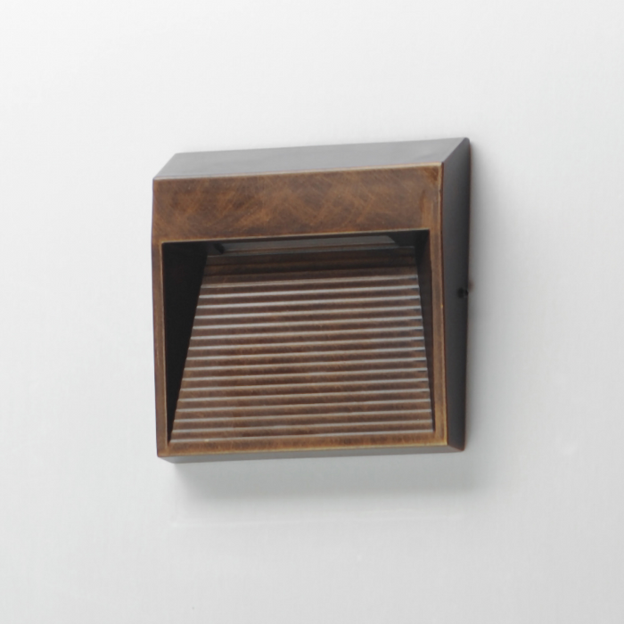 ET2 E41552 Steppes 1-lt 5" LED Outdoor Wall Sconce - Antique Bronze