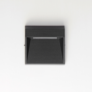 ET2 E41552 Steppes 1-lt 5" LED Outdoor Wall Sconce - Black