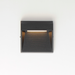 ET2 E41552 Steppes 1-lt 5" LED Outdoor Wall Sconce - Black
