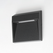 ET2 E41552 Steppes 1-lt 5" LED Outdoor Wall Sconce - Black