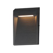 ET2 E41554 Steppes 1-lt 7" Tall LED Outdoor Wall Sconce - Black