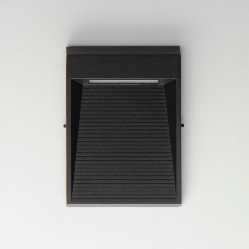 ET2 E41554 Steppes 1-lt 7" Tall LED Outdoor Wall Sconce - Black