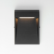 ET2 E41554 Steppes 1-lt 7" Tall LED Outdoor Wall Sconce - Black