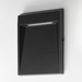 ET2 E41554 Steppes 1-lt 7" Tall LED Outdoor Wall Sconce - Black