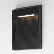 ET2 E41554 Steppes 1-lt 7" Tall LED Outdoor Wall Sconce - Black