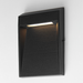 ET2 E41554 Steppes 1-lt 7" Tall LED Outdoor Wall Sconce - Black