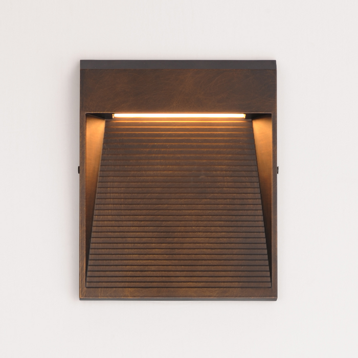 ET2 E41556 Steps 1-lt 10" Tall LED Outdoor Wall Sconce - Antique Bronze