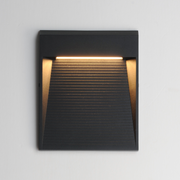 ET2 E41556 Steps 1-lt 10" Tall LED Outdoor Wall Sconce - Black