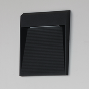 ET2 E41556 Steps 1-lt 10" Tall LED Outdoor Wall Sconce - Black
