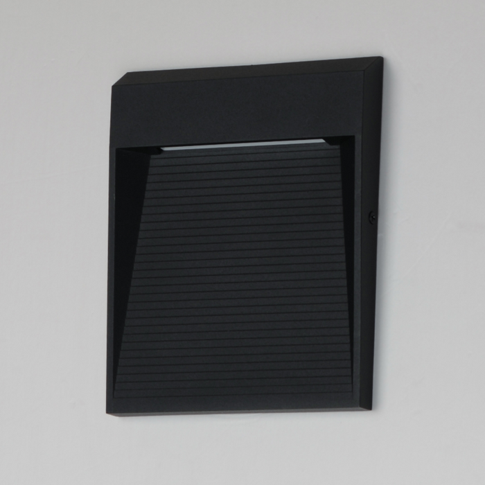 ET2 E41556 Steps 1-lt 10" Tall LED Outdoor Wall Sconce - Black