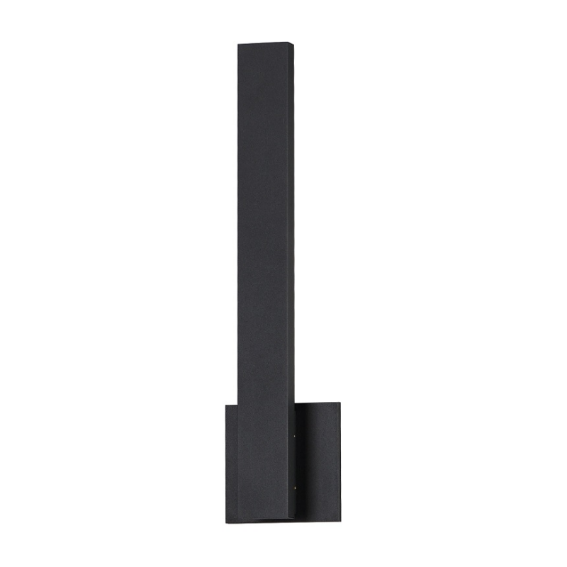 ET2 E42341 Alumilux Line 1-lt 18" Tall LED Outdoor Wall Sconce, 5CCT Selectable - Black