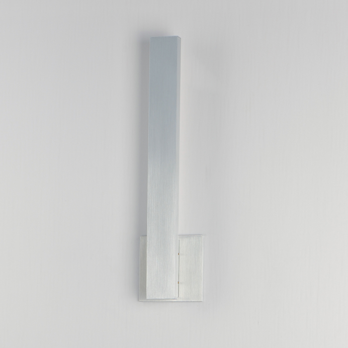 ET2 E42341 Alumilux Line 1-lt 18" Tall LED Outdoor Wall Sconce, 5CCT Selectable - Satin Aluminum
