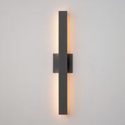 ET2 E42342 Alumilux Line 2-lt 24" Tall LED Outdoor Wall Sconce, CCT Selectable - Architectural Bronze