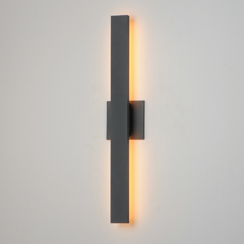 ET2 E42342 Alumilux Line 2-lt 24" Tall LED Outdoor Wall Sconce, CCT Selectable - Architectural Bronze