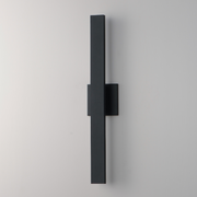 ET2 E42342 Alumilux Line 2-lt 24" Tall LED Outdoor Wall Sconce, CCT Selectable - Black