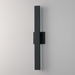 ET2 E42342 Alumilux Line 2-lt 24" Tall LED Outdoor Wall Sconce, CCT Selectable - Black