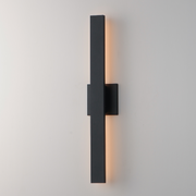 ET2 E42342 Alumilux Line 2-lt 24" Tall LED Outdoor Wall Sconce, CCT Selectable - Black