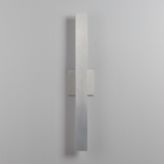 ET2 E42342 Alumilux Line 2-lt 24" Tall LED Outdoor Wall Sconce, CCT Selectable - Satin Aluminum
