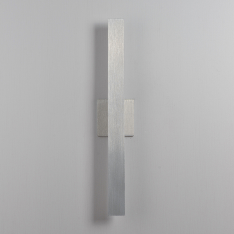 ET2 E42342 Alumilux Line 2-lt 24" Tall LED Outdoor Wall Sconce, CCT Selectable - Satin Aluminum