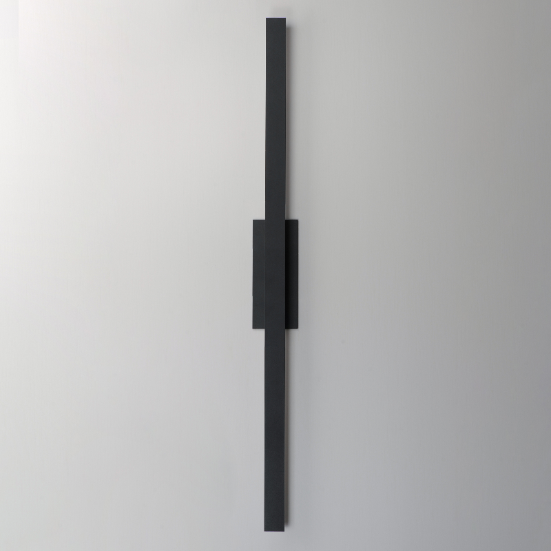 ET2 E42344 Alumilux Line 2-lt 51" Tall LED Outdoor Wall Sconce, CCT Selectable - Black