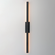 ET2 E42344 Alumilux Line 2-lt 51" Tall LED Outdoor Wall Sconce, CCT Selectable - Black