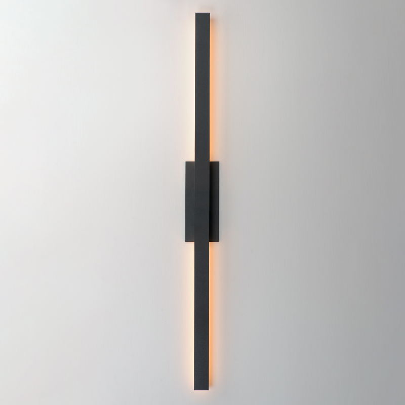 ET2 E42344 Alumilux Line 2-lt 51" Tall LED Outdoor Wall Sconce, CCT Selectable - Black