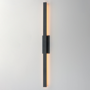 ET2 E42344 Alumilux Line 2-lt 51" Tall LED Outdoor Wall Sconce, CCT Selectable - Black