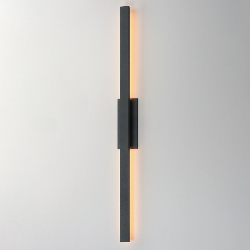 ET2 E42344 Alumilux Line 2-lt 51" Tall LED Outdoor Wall Sconce, CCT Selectable - Black
