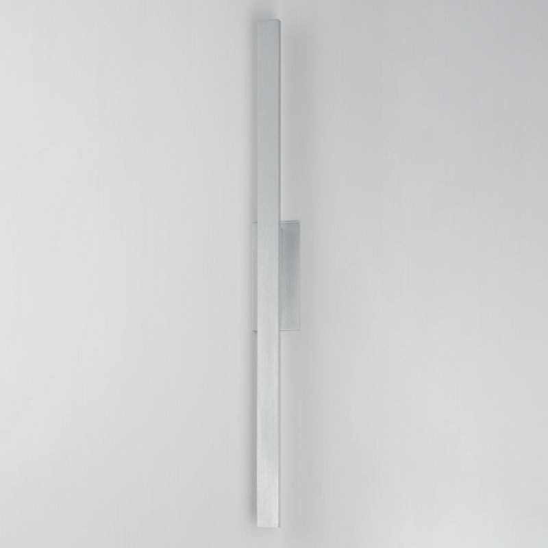 ET2 E42344 Alumilux Line 2-lt 51" Tall LED Outdoor Wall Sconce, CCT Selectable - Satin Aluminum