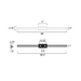 ET2 E42348 Alumilux Line 2-lt 96" Tall LED Outdoor Wall Sconce, 5CCT Selectable