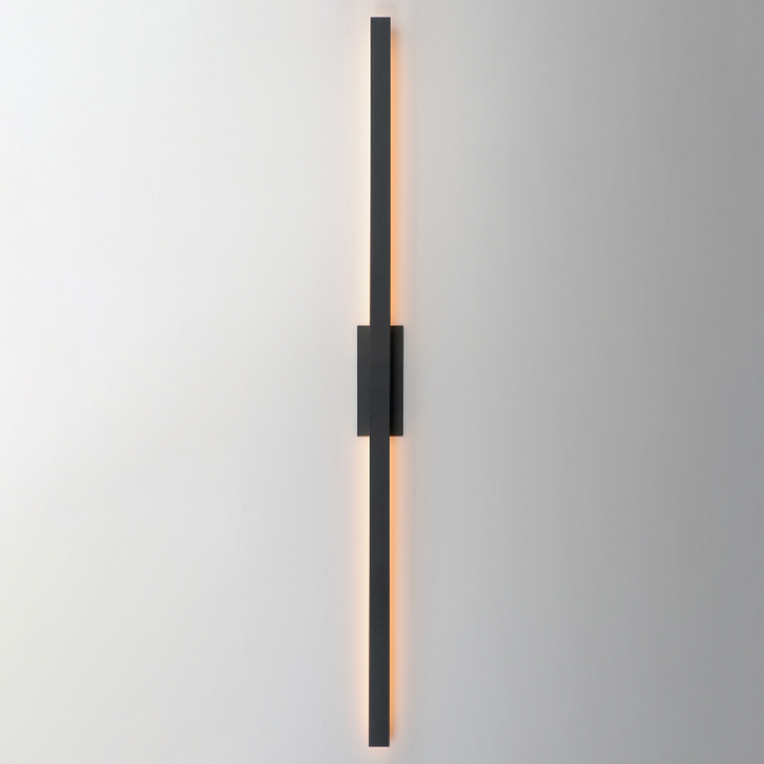 ET2 E42348 Alumilux Line 2-lt 96" Tall LED Outdoor Wall Sconce, 5CCT Selectable - Black