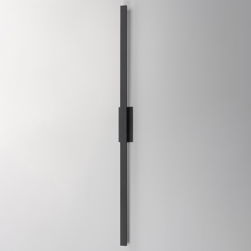 ET2 E42348 Alumilux Line 2-lt 96" Tall LED Outdoor Wall Sconce, 5CCT Selectable - Black