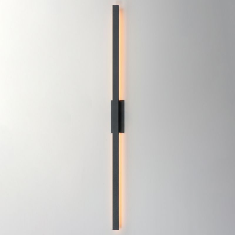 ET2 E42348 Alumilux Line 2-lt 96" Tall LED Outdoor Wall Sconce, 5CCT Selectable - Black