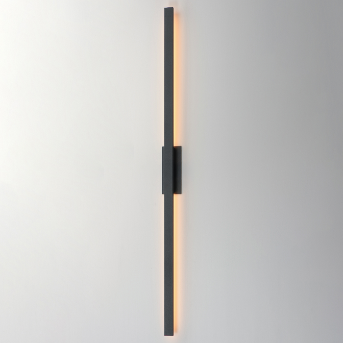 ET2 E42348 Alumilux Line 2-lt 96" Tall LED Outdoor Wall Sconce, 5CCT Selectable - Black