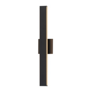 ET2 E42362 Alumilux Sideline 2-lt 24" Tall LED Outdoor Wall Sconce - Black