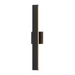 ET2 E42362 Alumilux Sideline 2-lt 24" Tall LED Outdoor Wall Sconce - Black