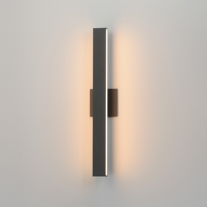 ET2 E42362 Alumilux Sideline 2-lt 24" Tall LED Outdoor Wall Sconce - Architectural Bronze