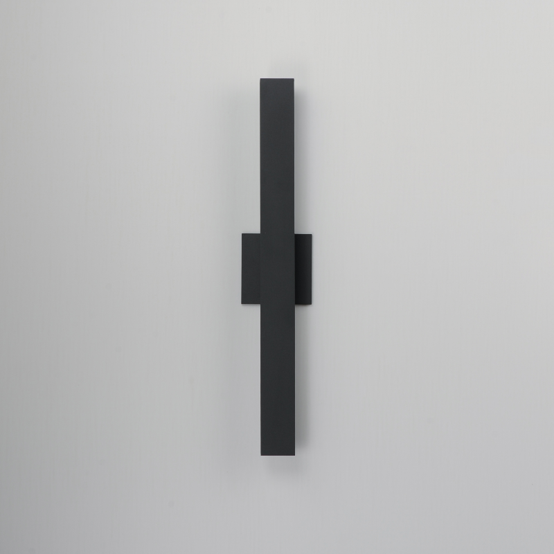ET2 E42362 Alumilux Sideline 2-lt 24" Tall LED Outdoor Wall Sconce - Black