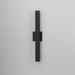 ET2 E42362 Alumilux Sideline 2-lt 24" Tall LED Outdoor Wall Sconce - Black