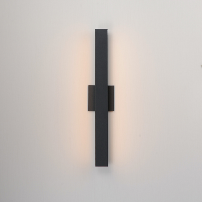 ET2 E42362 Alumilux Sideline 2-lt 24" Tall LED Outdoor Wall Sconce - Black