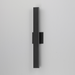 ET2 E42362 Alumilux Sideline 2-lt 24" Tall LED Outdoor Wall Sconce - Black