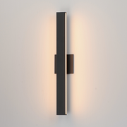 ET2 E42362 Alumilux Sideline 2-lt 24" Tall LED Outdoor Wall Sconce - Black