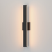ET2 E42362 Alumilux Sideline 2-lt 24" Tall LED Outdoor Wall Sconce - Black